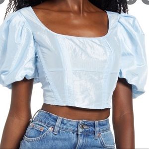 Topshop corset top NWOT